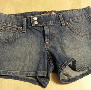 Old navy stretch denim low rise shorts